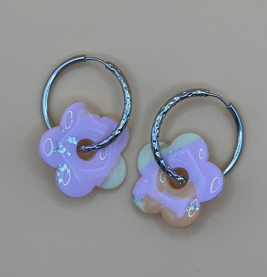 Paire de pampilles Pink Sorbet