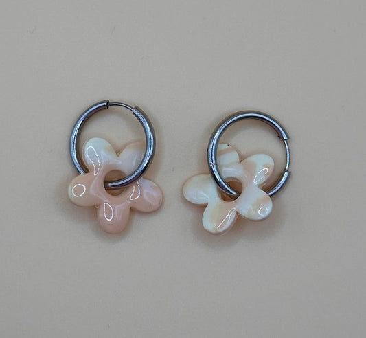 Paire de pampilles Nude Peach