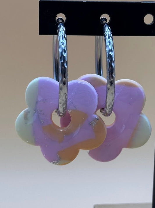 Paire de pampilles Pink Sorbet