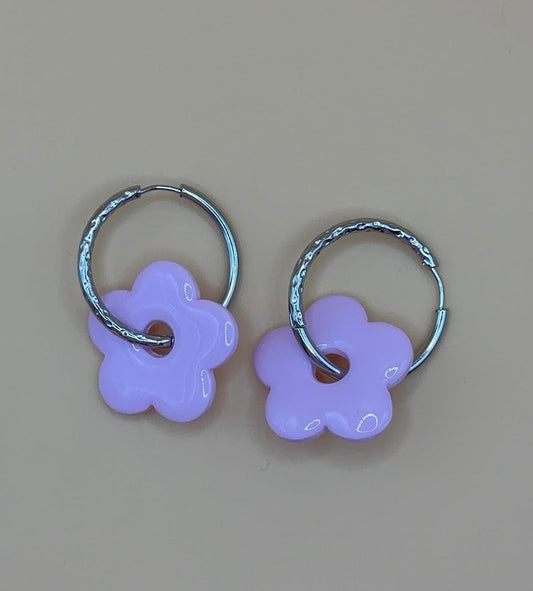 Paire de pampilles Pink Cloud