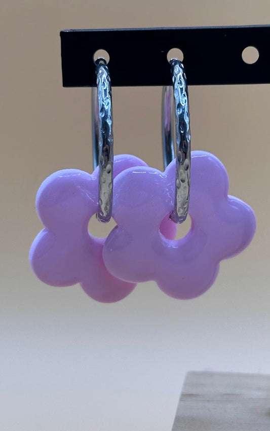 Paire de pampilles Pink Cloud