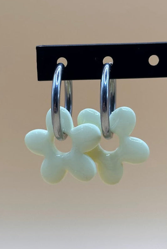 Paire de pampilles Nude Yellow