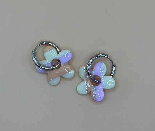 Paire de pampilles Nuage Sucré